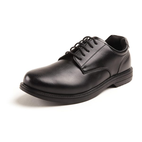 Mens Crown Black Dress Shoes